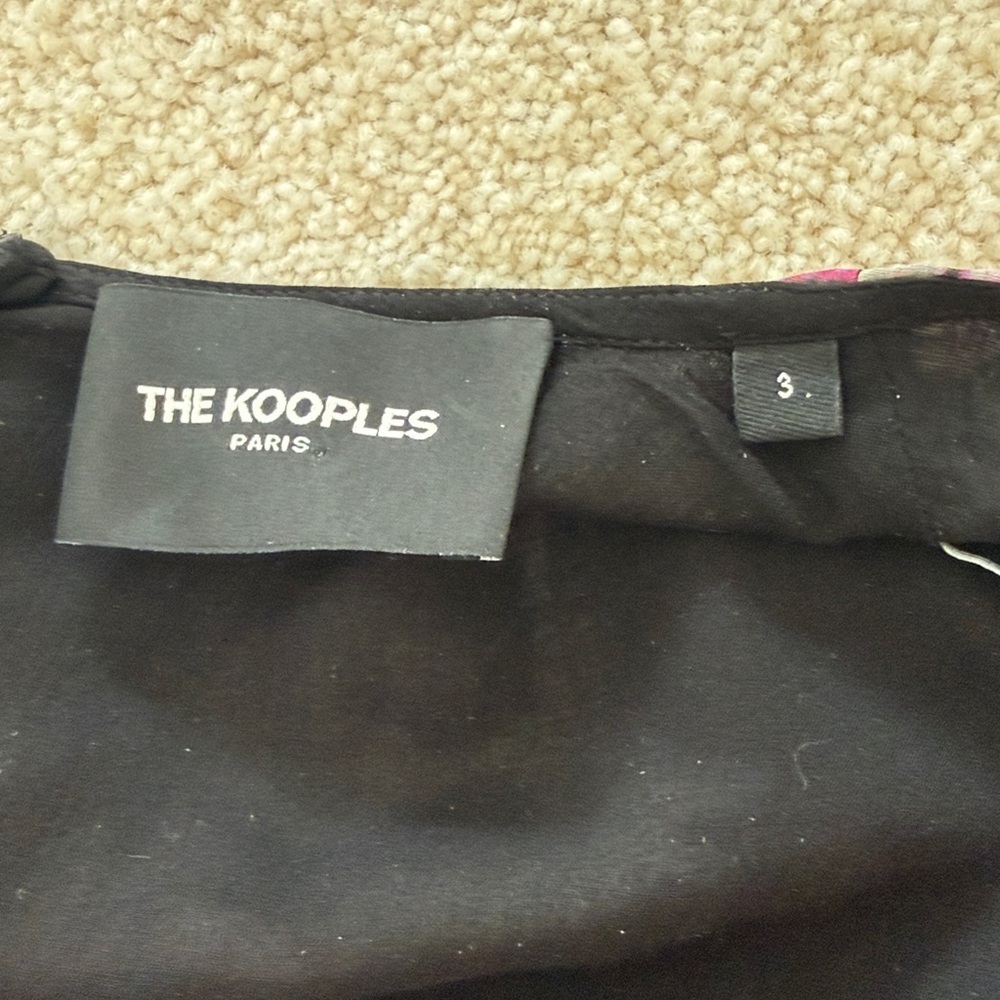 The Kooples Floral v-neck button-down dress - Picture 6 of 7